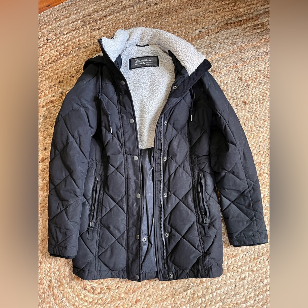 Gently Loved Eddie Bauer Quilted Coat